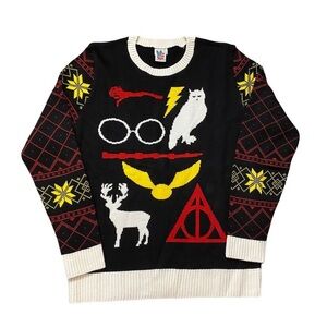 New in original packaging! Junk Food Harry Potter Deathly Hallows Sweater